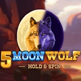 5 Moon Wolf online game logo by Apparat Gaming on wildrobins.gr.com