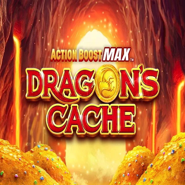 Action Boost Max Dragon's Cache game by SpinPlay Games – logo hosted on Wild Robin Casino