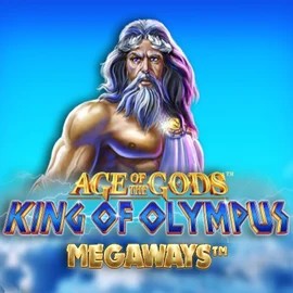 Try Age Of The Gods: King of Olympus Megaways slot by Origins on wildrobins.gr.com – logo image