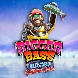 Official Slots logo: Bigger Bass Blizzard Christmas Catch by Pragmatic Play at Wild Robin Casino