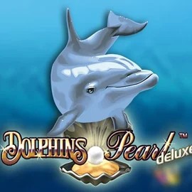 Dolphins Pearl Deluxe logo – Slots by Novomatic at Wild Robin Casino