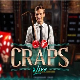 Live Casino logo of Live Craps from Evolution at Wild Robin Casino