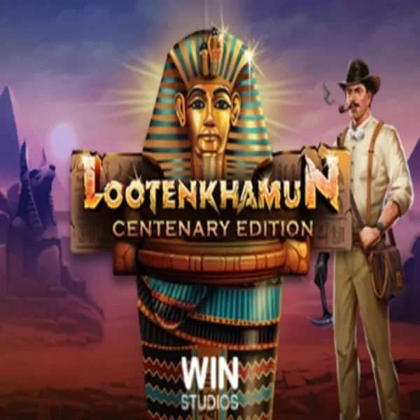 Slots logo of Loot'en Khamun the Dead Sea Scrolls from Win Studios at Wild Robin Casino