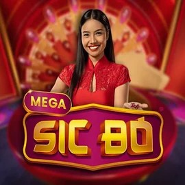 Mega Sic Bo online game logo by Pragmatic Play on wildrobins.gr.com