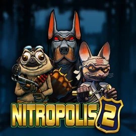 Nitropolis 2 slot visual from ELK Studios available on wildrobins.gr.com