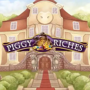 Piggy Riches casino game by NetEnt – featured logo at Wild Robin Casino