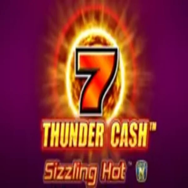 Thunder Cash Sizzling Hot online game logo by Novomatic on wildrobins.gr.com